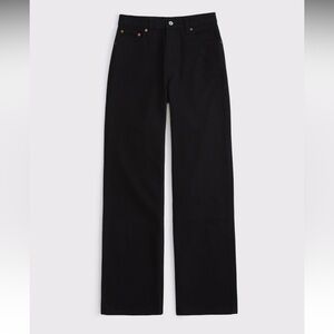 Abercrombie & Fitch Black High Rise Women Jeans